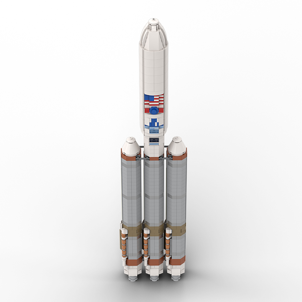 Diy Lego Electronics - Klocki Gobricks MOC 1:110 Atlas Rocket,