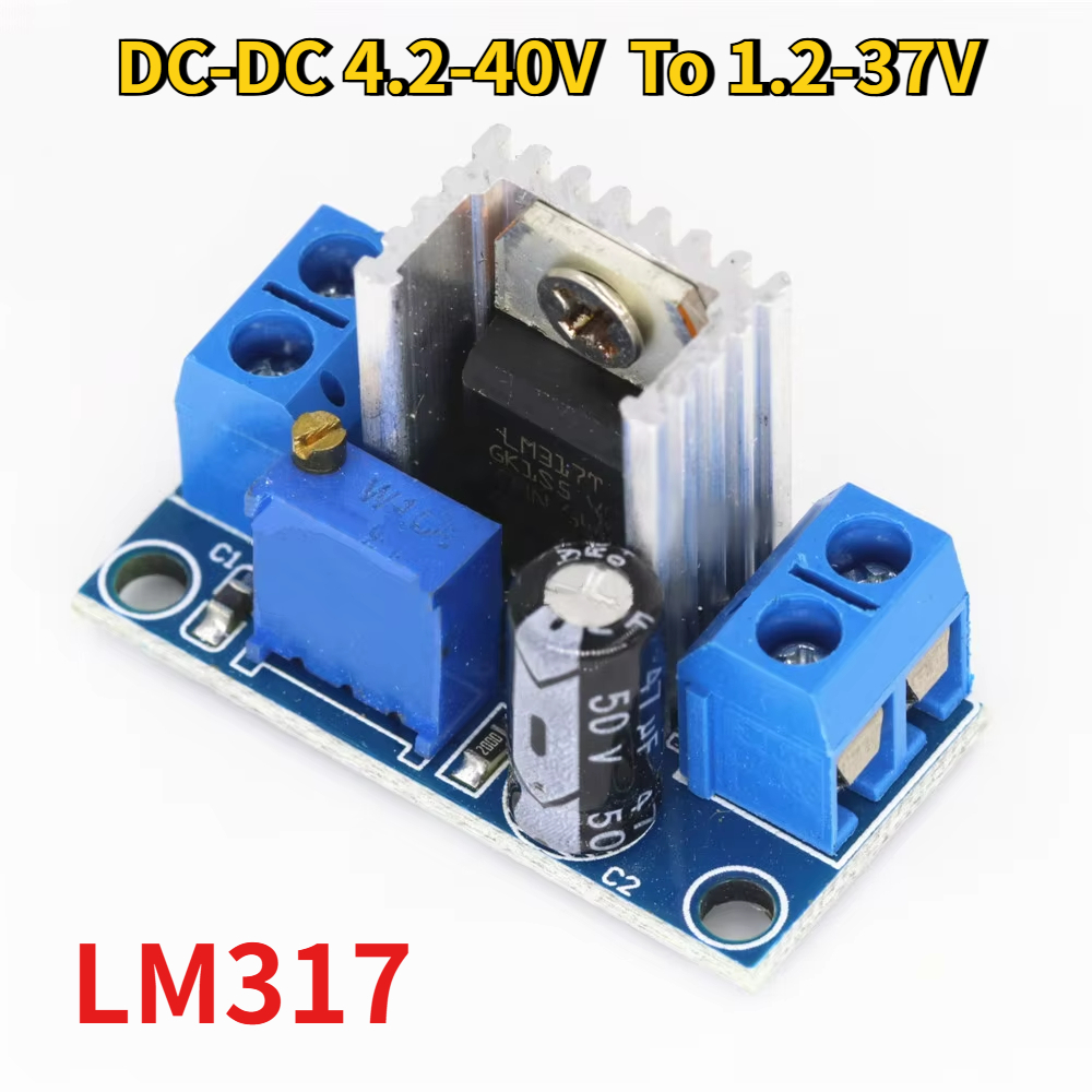 Lm317 Voltage Regulator - LM317 Moduł zasilacza zmiennego DC-DC Regulowana