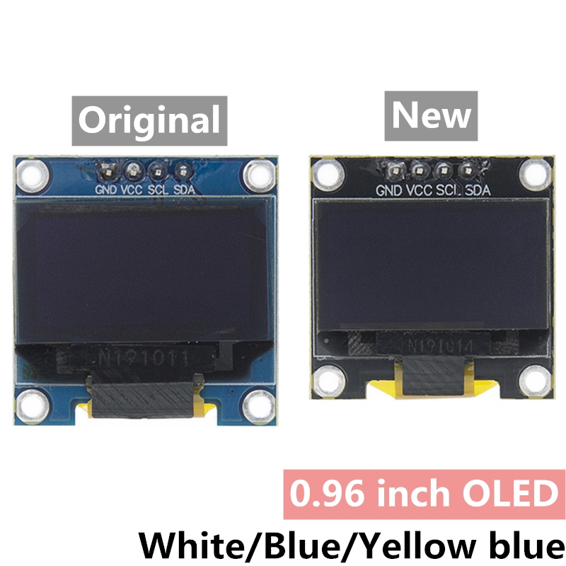 I2C Lcd Display - 0.96 cala IIC szeregowy 4pin biały/niebieski/żółty