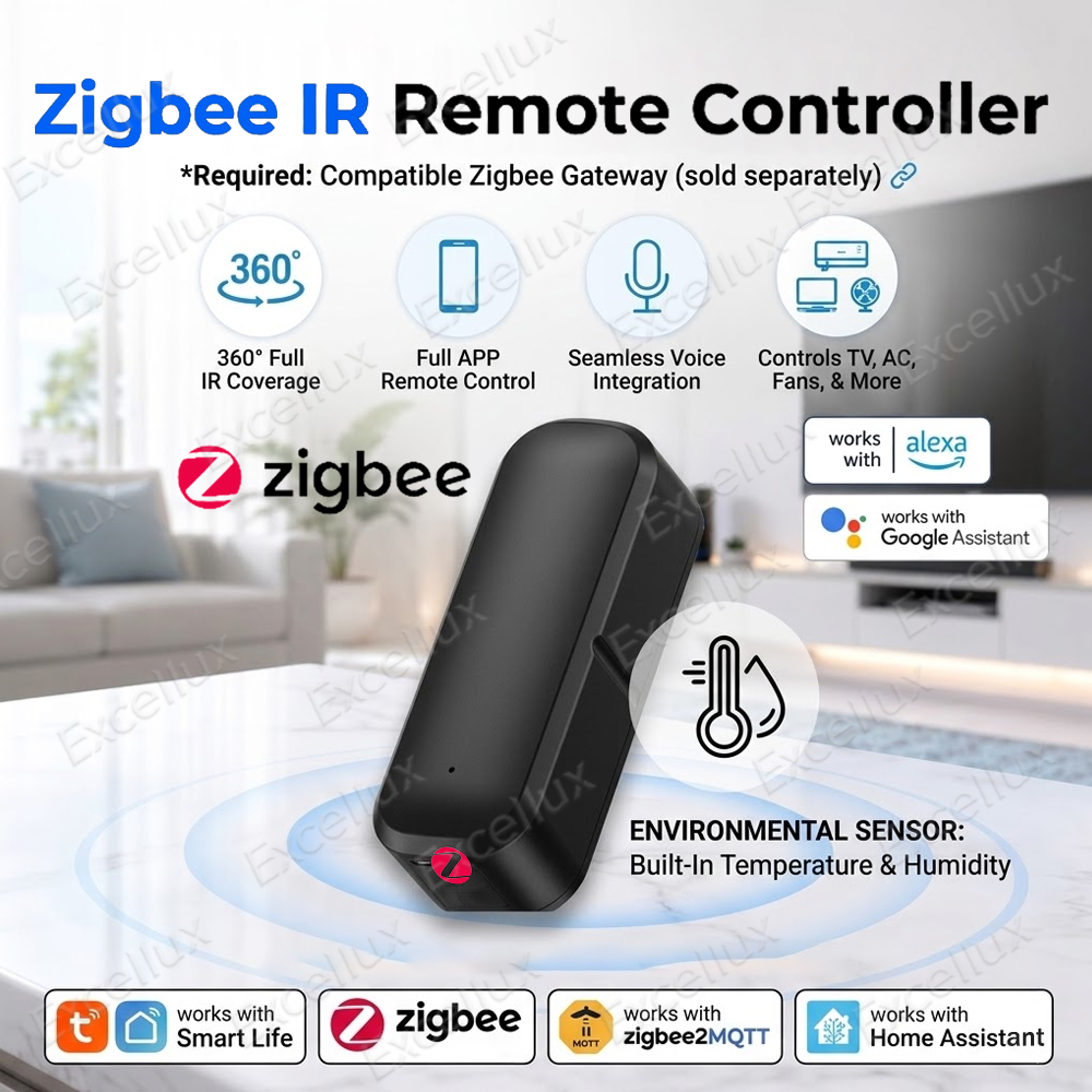 Ir Infrared Receiver - Bezprzewodowy pilot IR Zigbee, czujnik temperatury