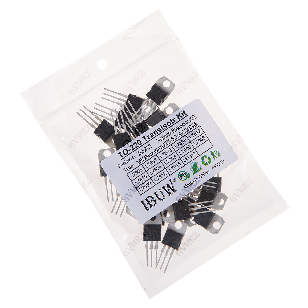 Lm317 Voltage Regulator - Zestaw tranzystorów 28 szt. L7805 14