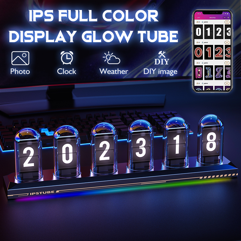 Diy Analog Electronics - RGB Glow Tube Clock DIY IPS