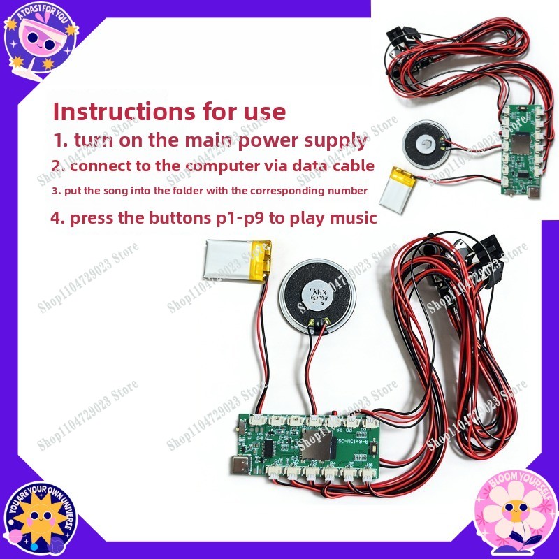 Diy Electronics To Sell - Popularny zestaw modułów muzycznych do montażu