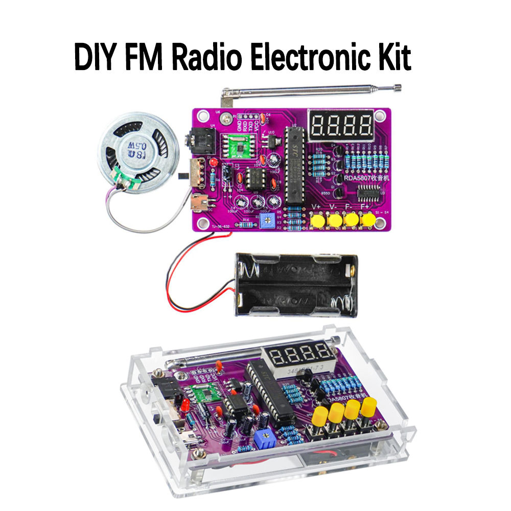 Diy Projects With Electronics - Zestaw elektroniczny do samodzielnego montażu radia