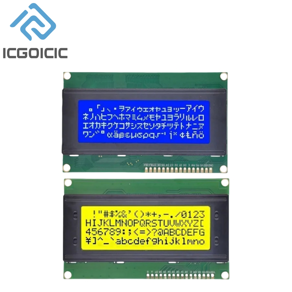 I2C Lcd Display - 2004A LCD2004 Niebieski / Żółto-zielony moduł
