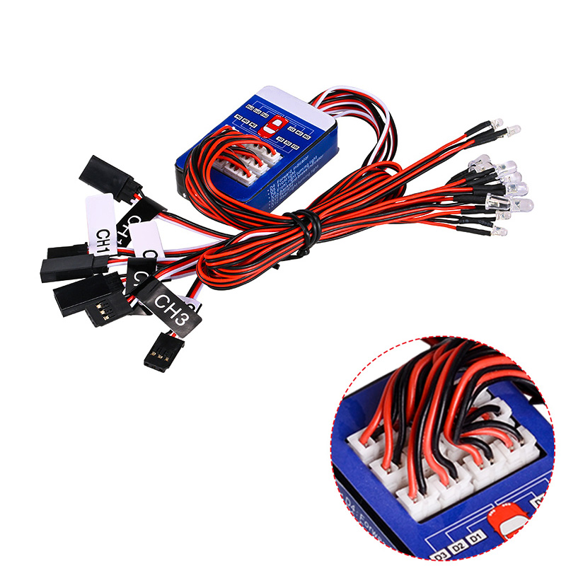 Diy Rc Electronics - Zestaw oświetlenia RC 12 LED, inteligentne