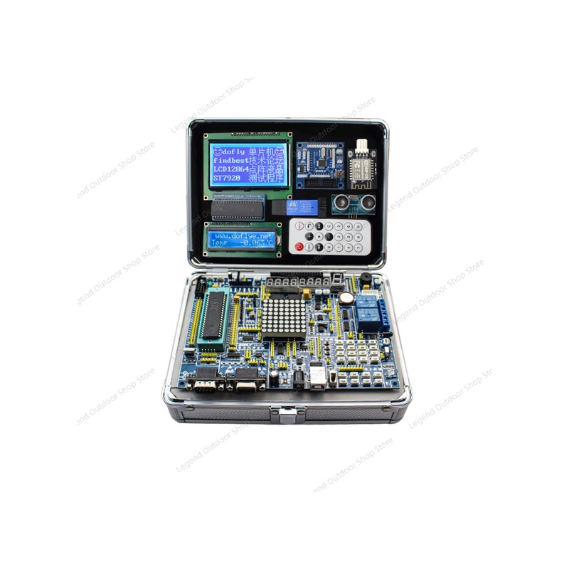 Diy Projects With Electronics - Płytka Rozwojowa LY-51S 51MCU, Zestaw do