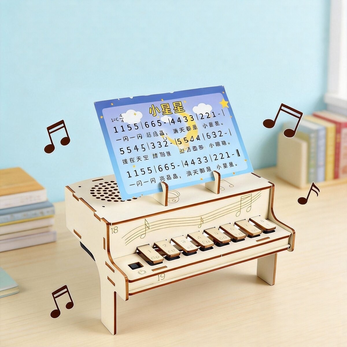 Diy Electronics Supplies - Zestaw do samodzielnego montażu drewnianego pianina