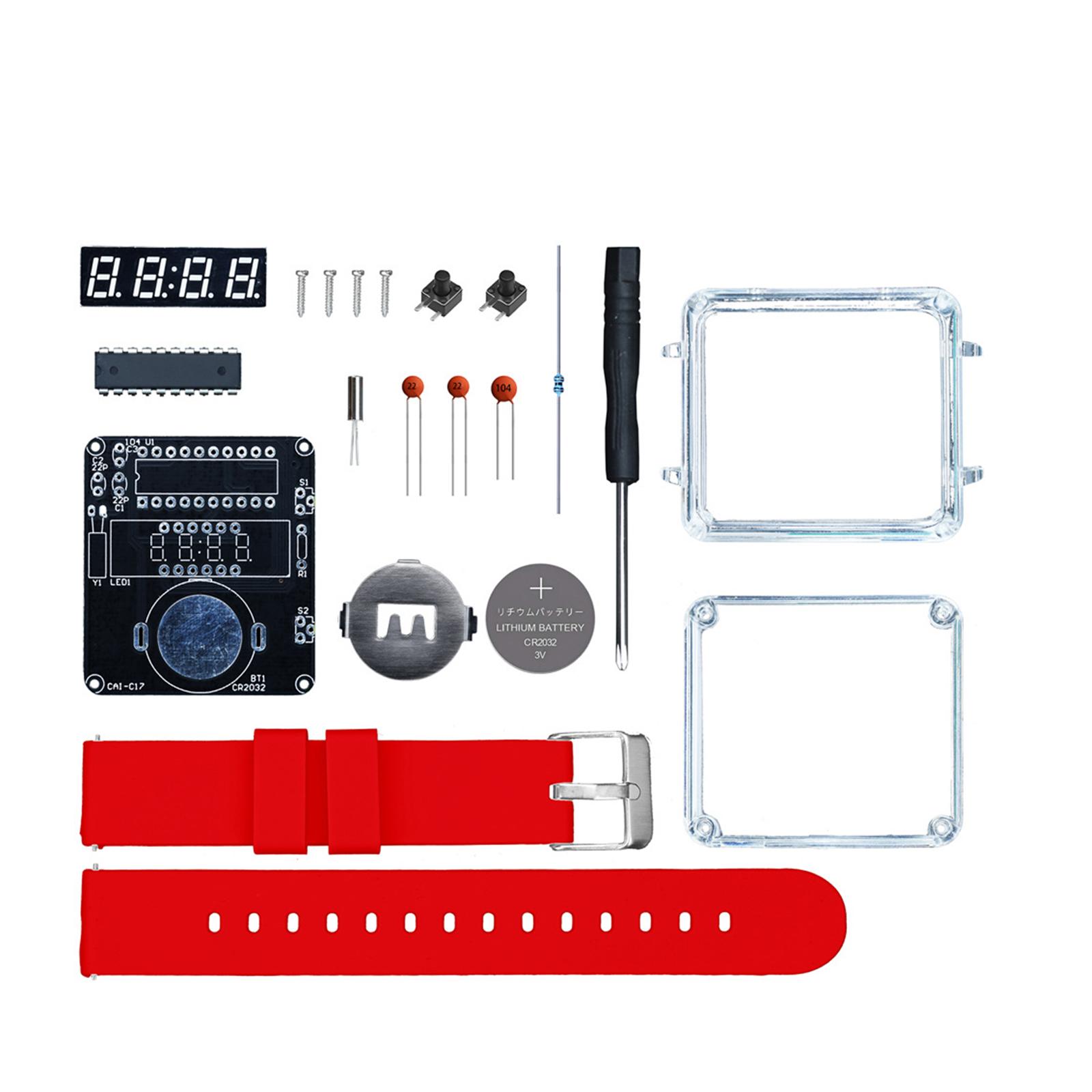 Diy Innovative Electronics - Zestaw do samodzielnego montażu zegarka elektronicznego,