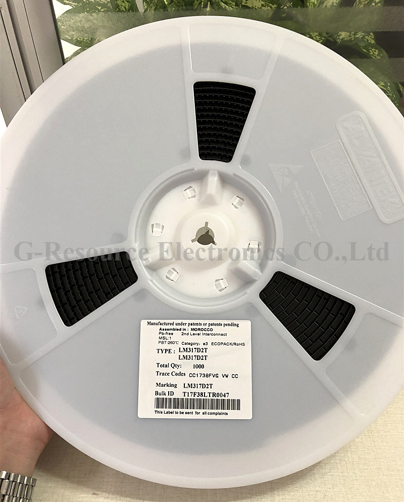 Lm317 Voltage Regulator - (10 sztuk) LM317D2T T0-263 LM317 TO263