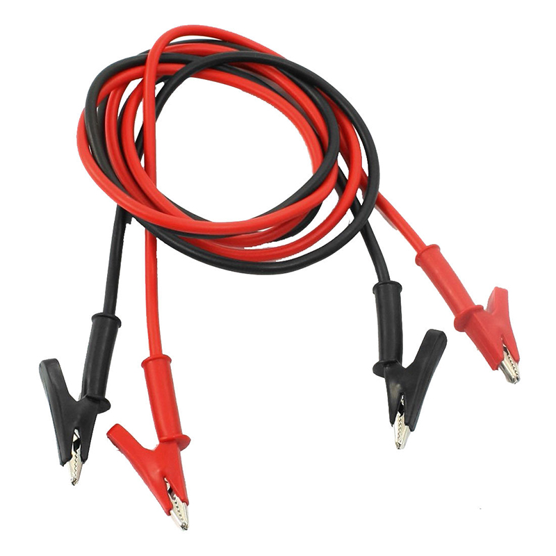 Crocodile Clip Set - 2 sztuk/partia izolowany zacisk krokodylkowy przewody
