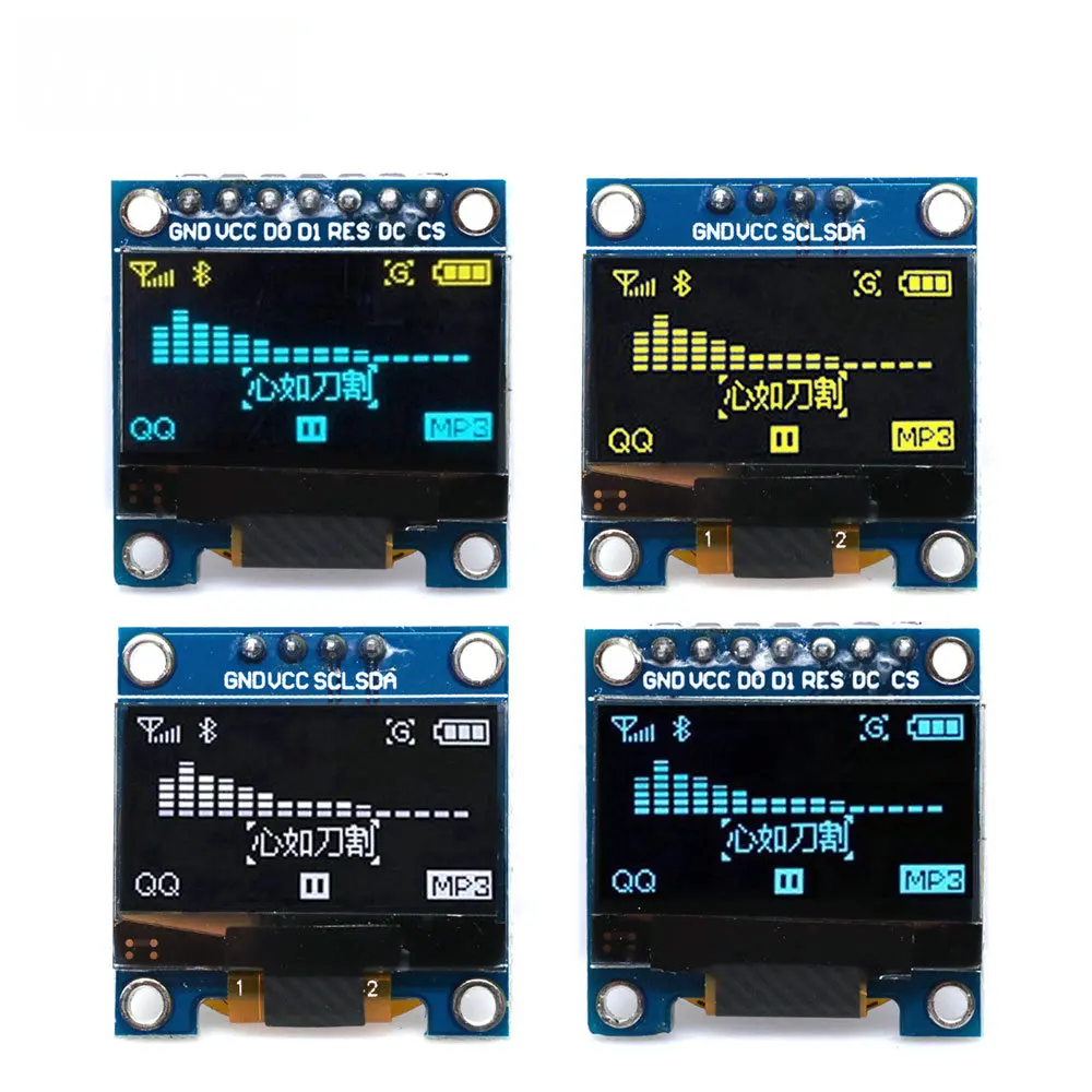 I2C Lcd Display - Wyświetlacz OLED o wysokim kontraście, 0,96