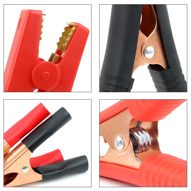 Czarno-czerwone zaciski krokod – Crocodile Clip Set recenzja i cena