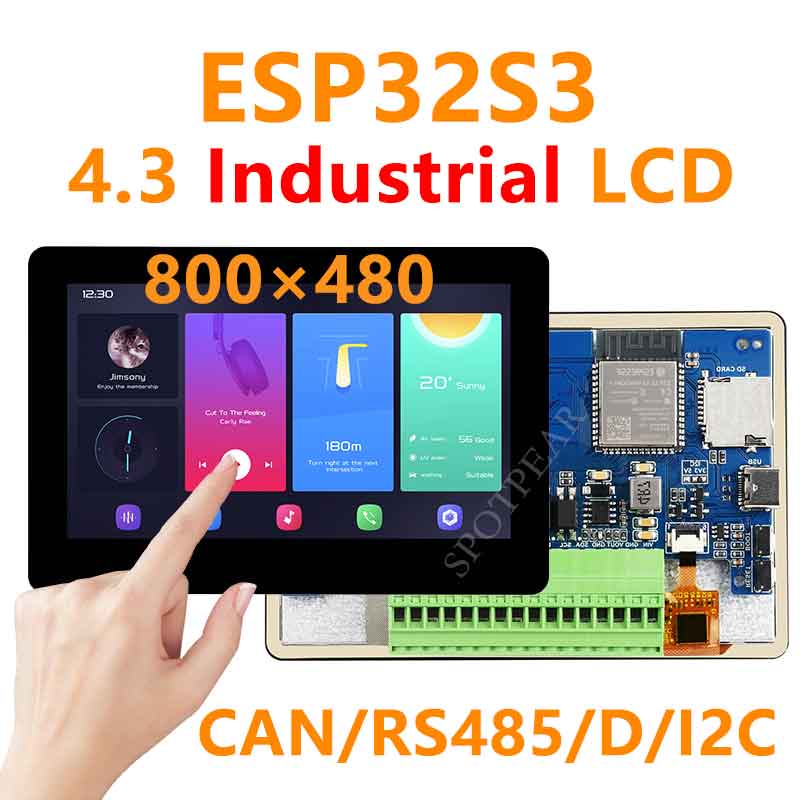 ESP32 S3 800x480 Wyświetlacz d – I2C Lcd Display recenzja i cena