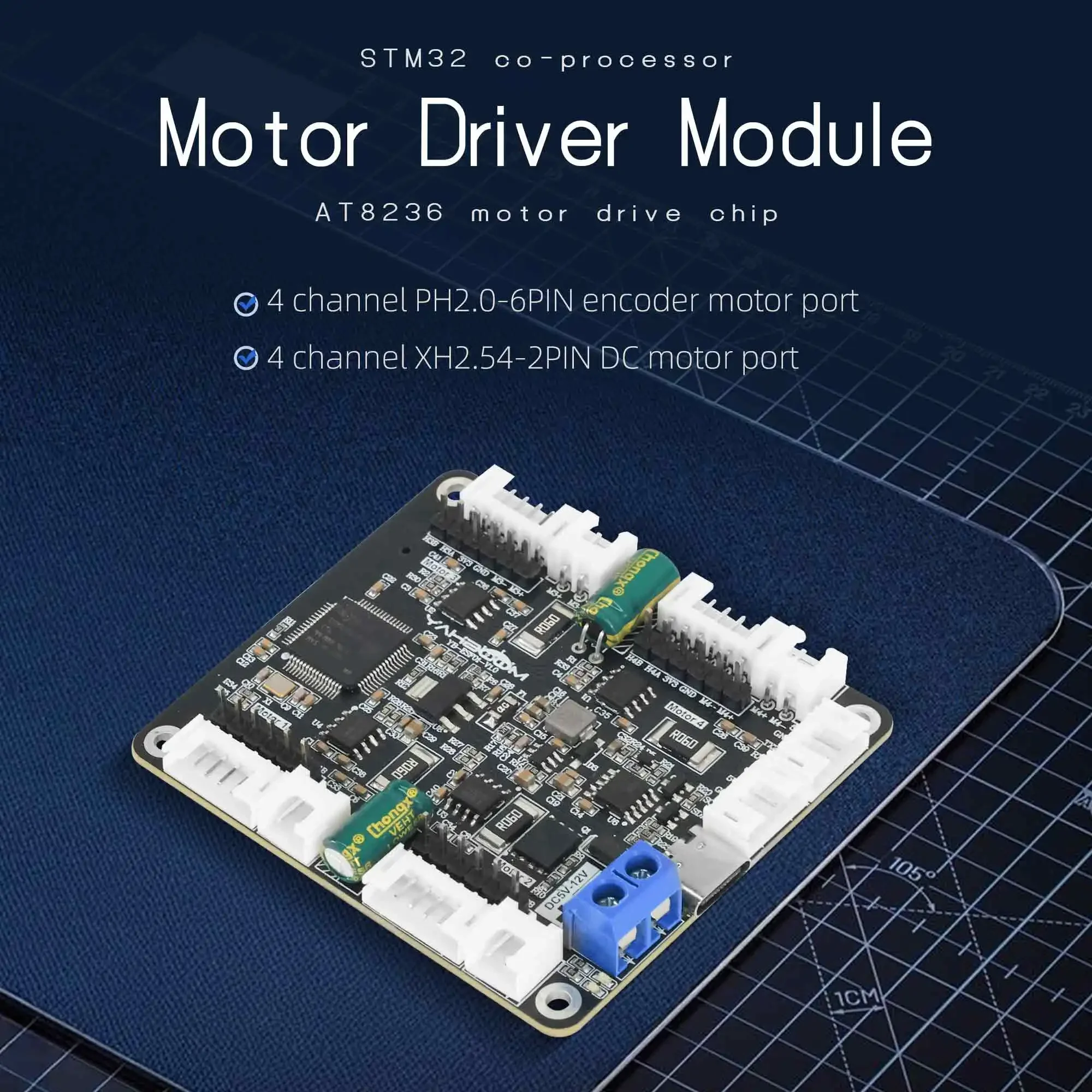 Moduł sterownika silników Yahb – Diy Projects With Electronics recenzja i cena