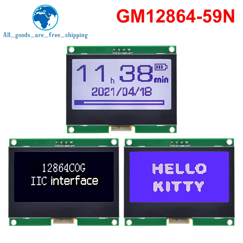 1/3 SZT. Moduł LCD 12864 IIC 1 – I2C Lcd Display recenzja i cena