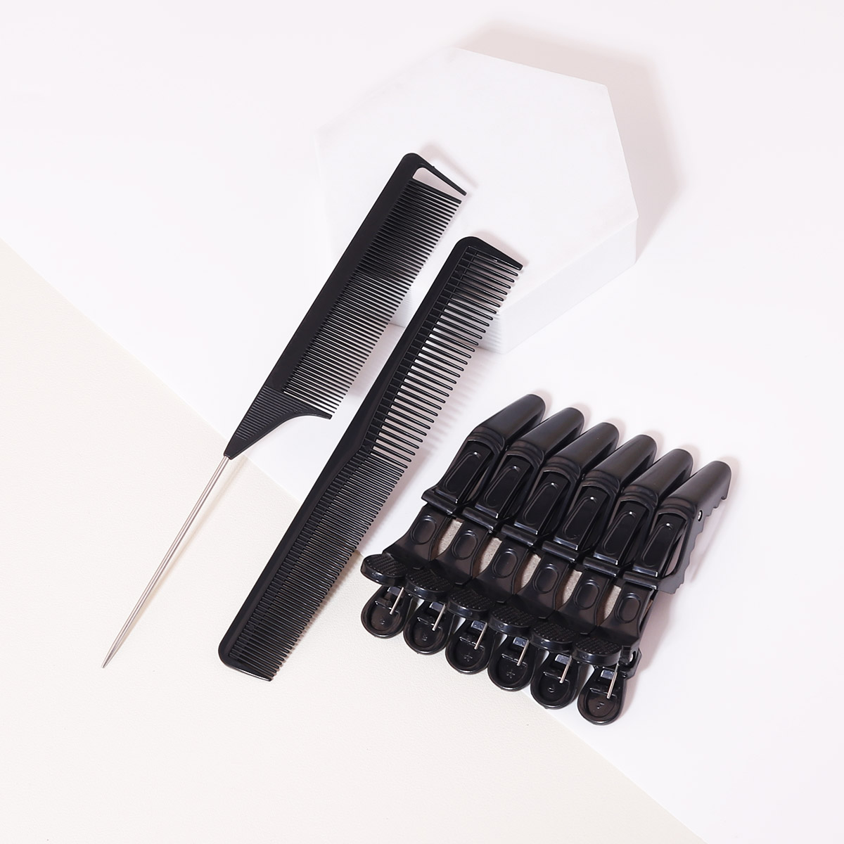Zestaw 8 grzebieni do włosów - – Crocodile Clip Set recenzja i cena