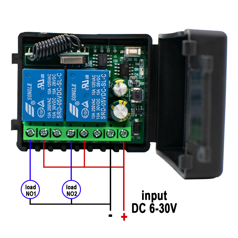 1~10 szt. 2-kanałowy pilot zda – Diy Rc Electronics recenzja i cena
