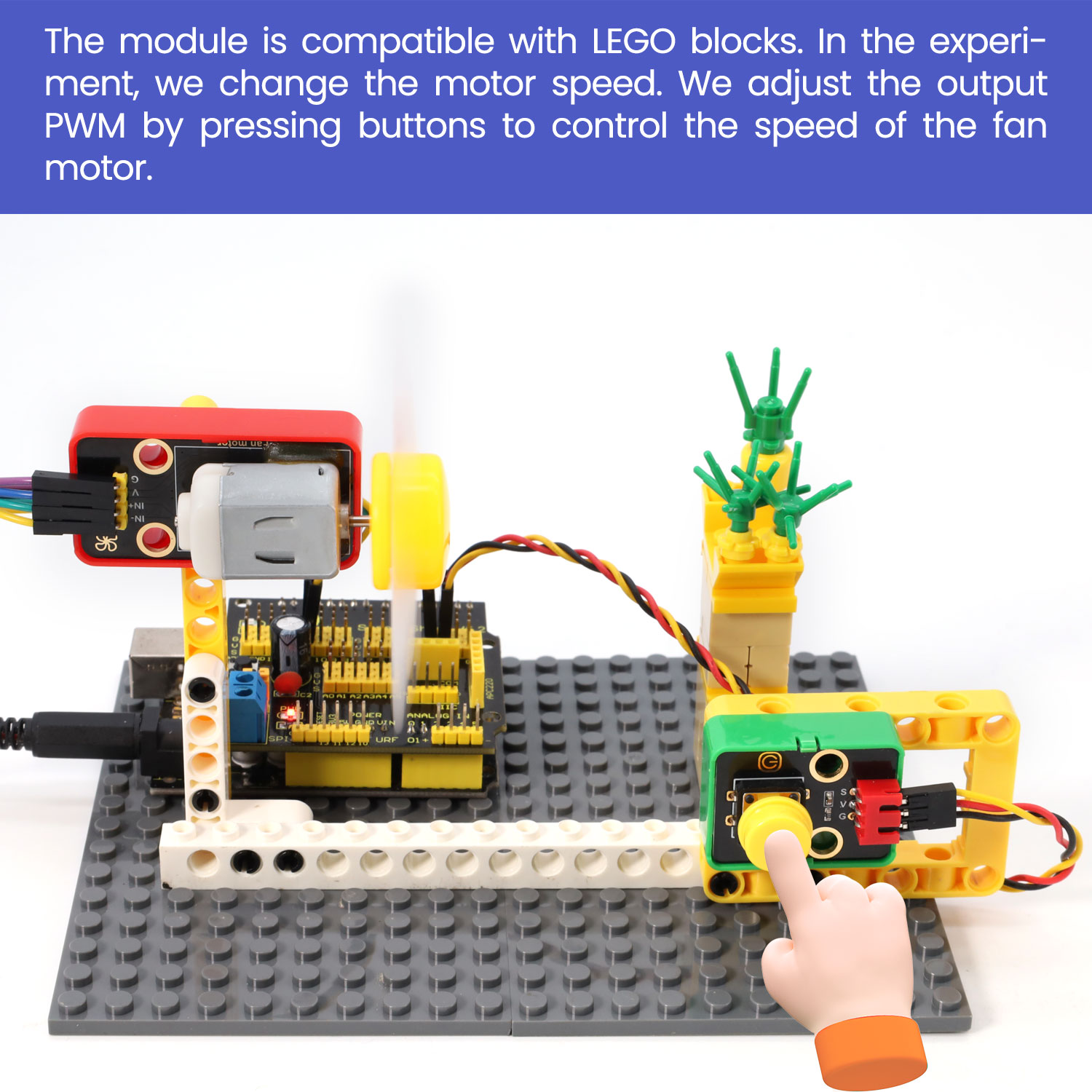 Moduł wentylatora DC 3-6V 130  – Diy Lego Electronics recenzja i cena