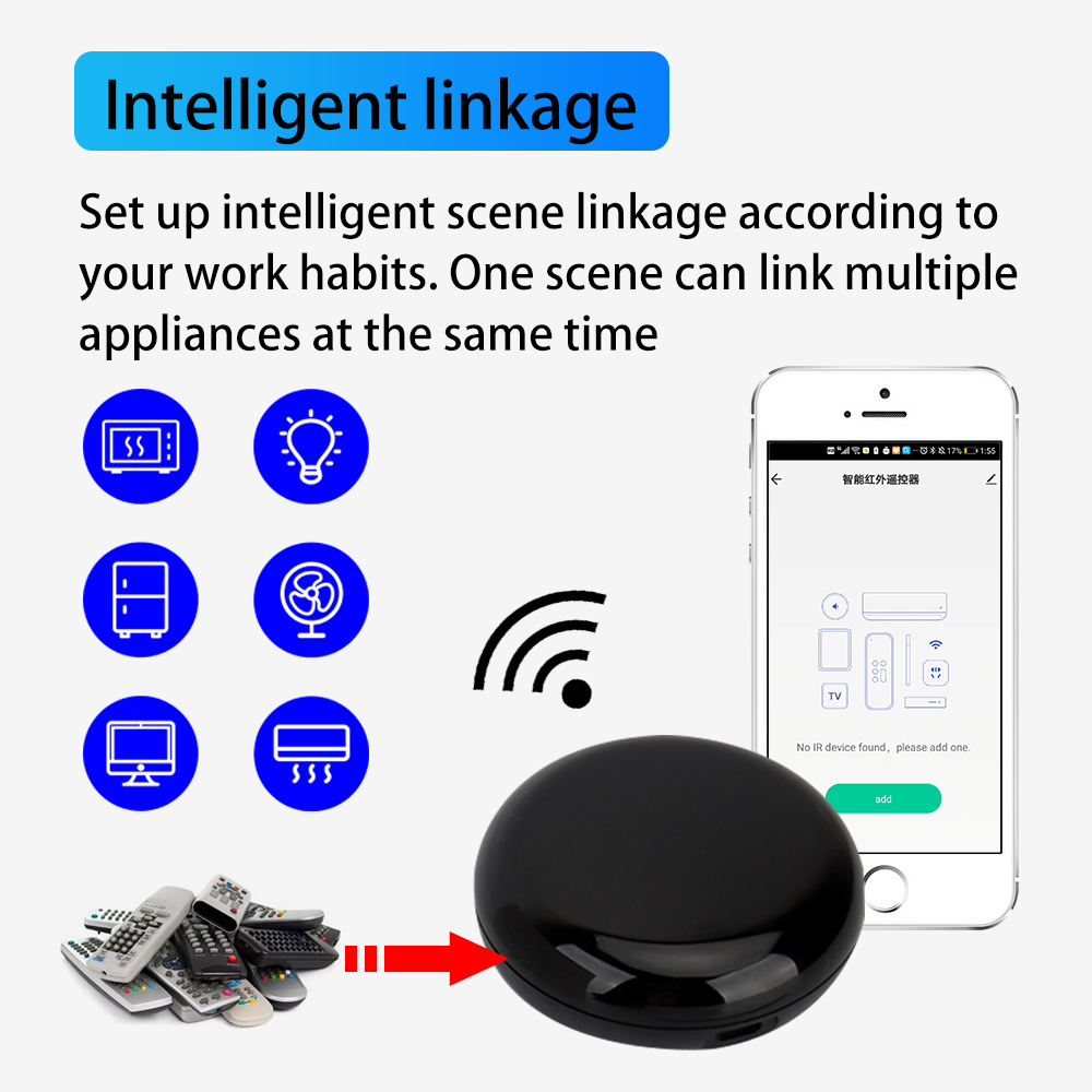 IHSENO Tuya WiFi pilot na podc – Ir Infrared Receiver recenzja i cena