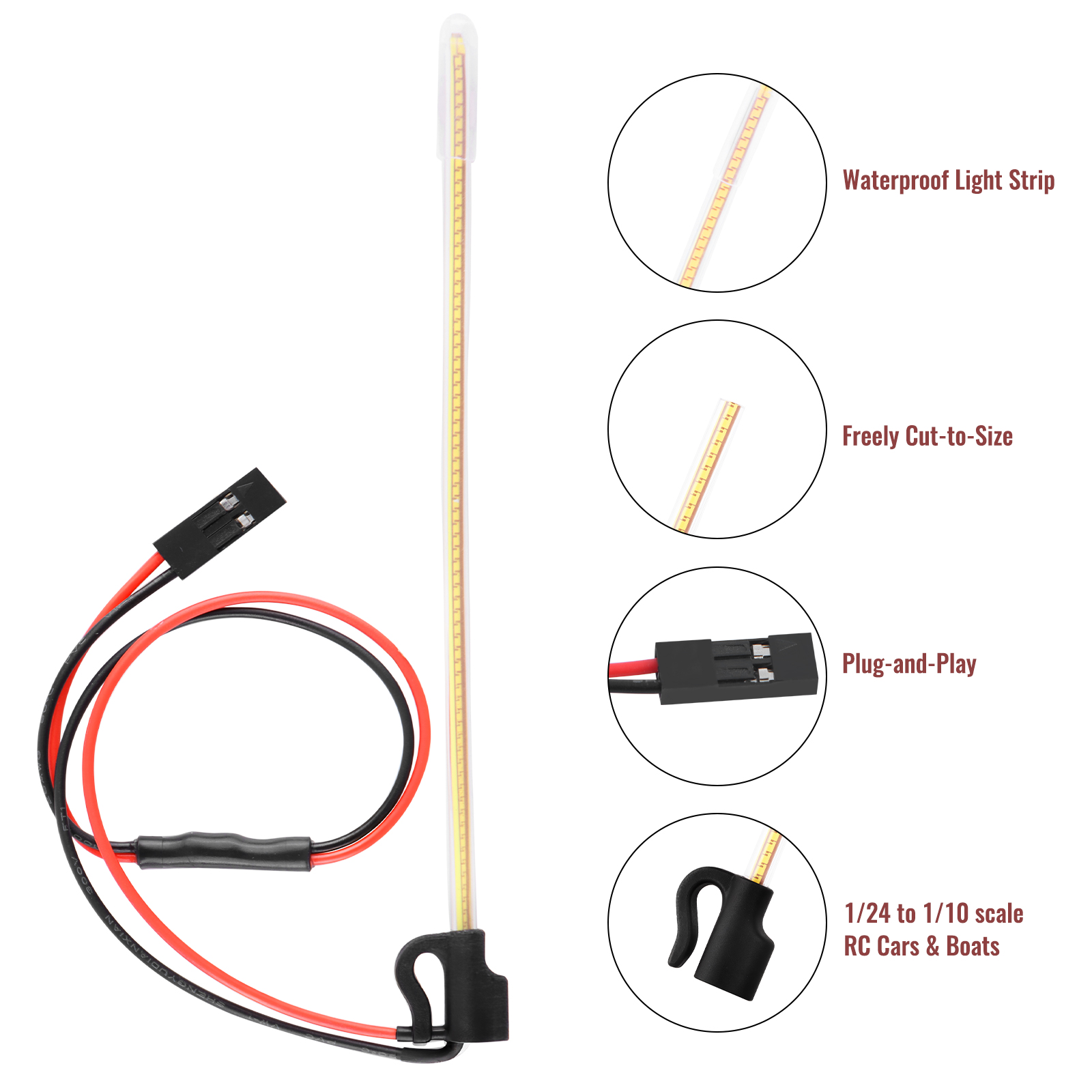 ModRax 2 szt. LED-owe anteny R – Diy Rc Electronics recenzja i cena