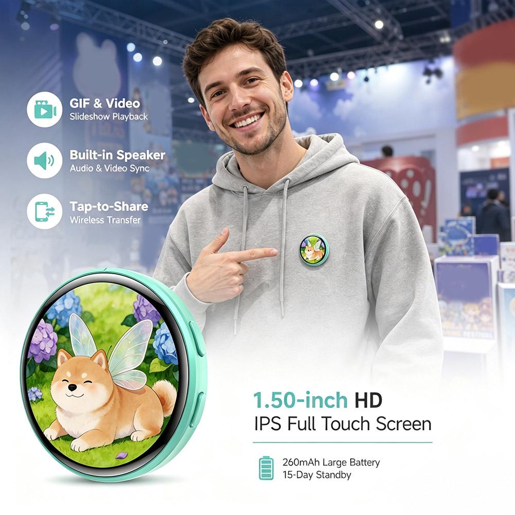 Elektroniczna przypinka z ekra – Diy Electronics Supplies recenzja i cena