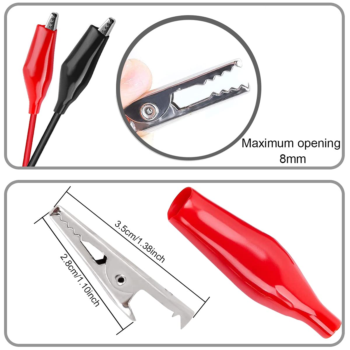 Zacisk krokodylkowy do USB, za – Crocodile Clip Set recenzja i cena