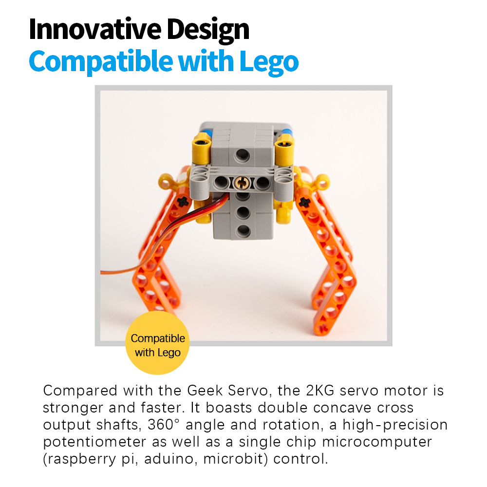 2KG Programowalny 270 °   360  – Diy Lego Electronics recenzja i cena