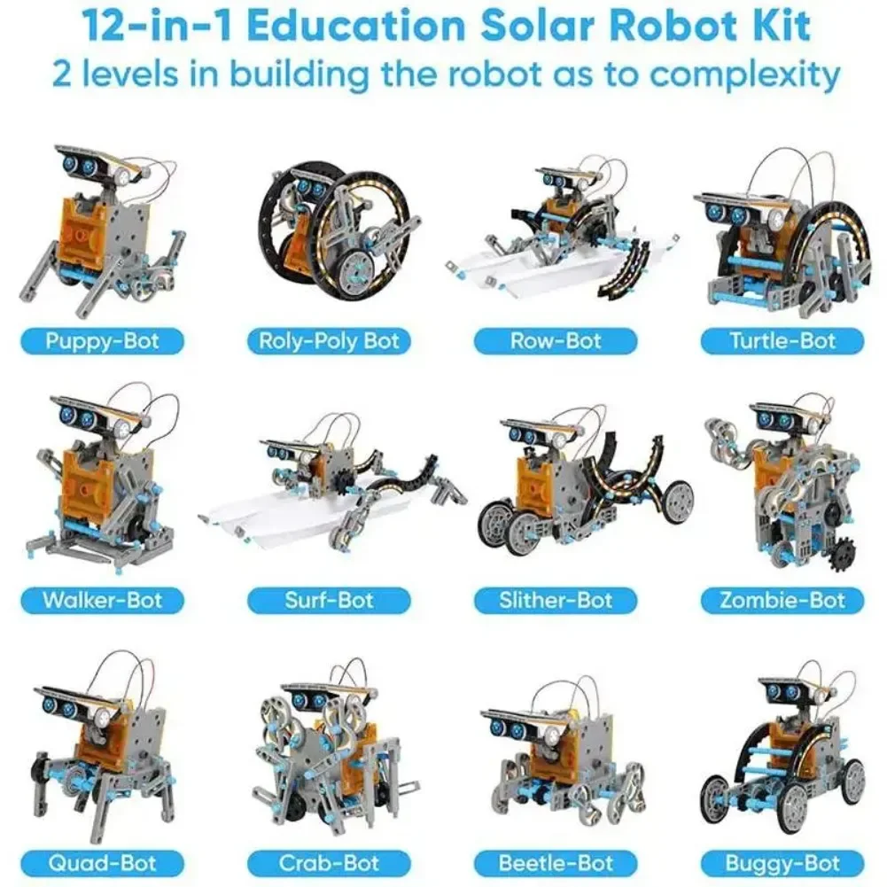 13 w 1 Robot zasilany energią  – Diy Electronics Supplies recenzja i cena